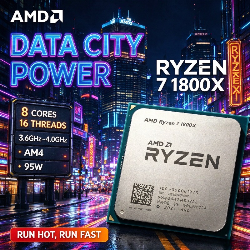 Amd Cpu Ryzen 7 - Processeur AMD Ryzen 7 1800X R7