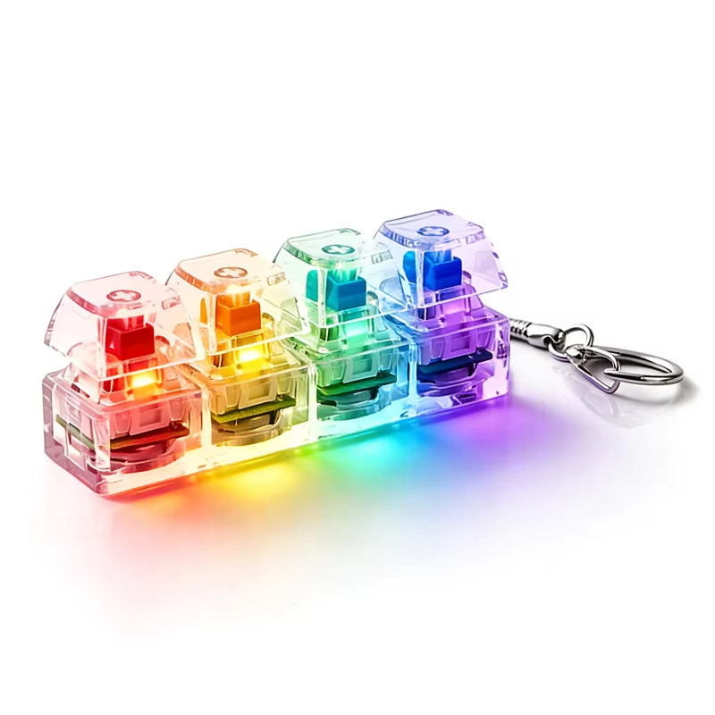 Gaming Keyboard Test - Clavier LED à 4 touches lumineuses,