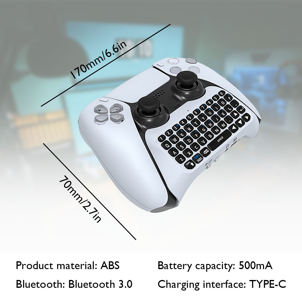 Gaming Keyboard Mini - Mini manette de jeu avec clavier,