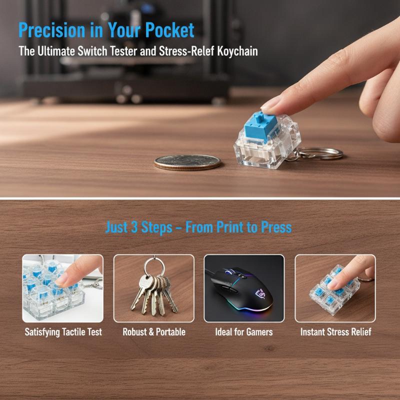 Keyboard Gaming Blue Switch - 50 pièces, interrupteurs mécaniques de clavier