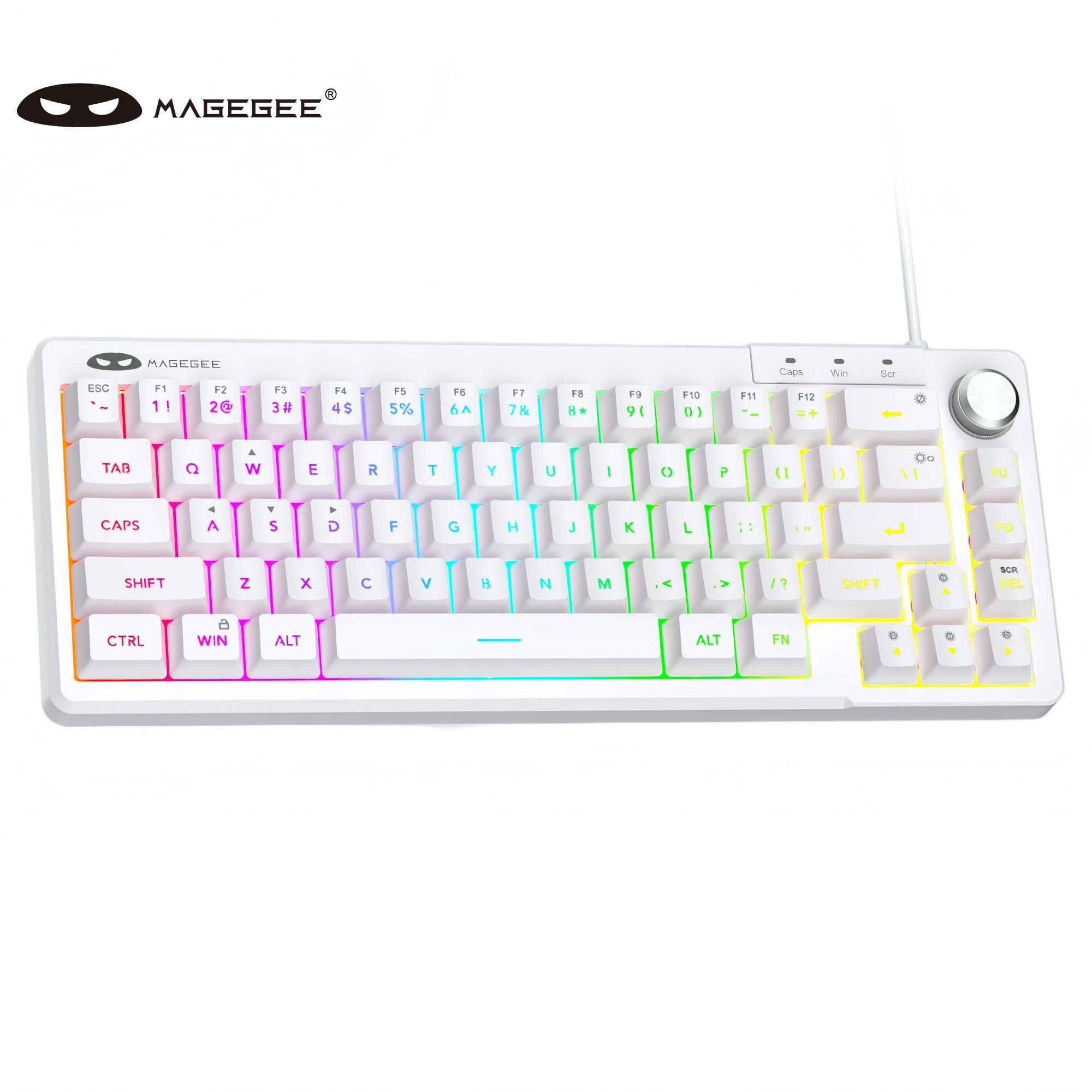 Keyboard Gaming Blue Switch - Clavier à membrane MageGee TS68 Mini