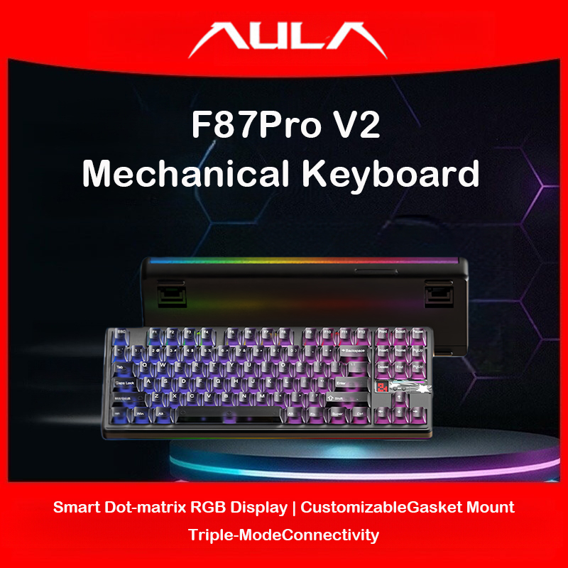 AULA F87 Pro V2, clavier mécan - Gaming Keyboard Hot Swappable avis et prix