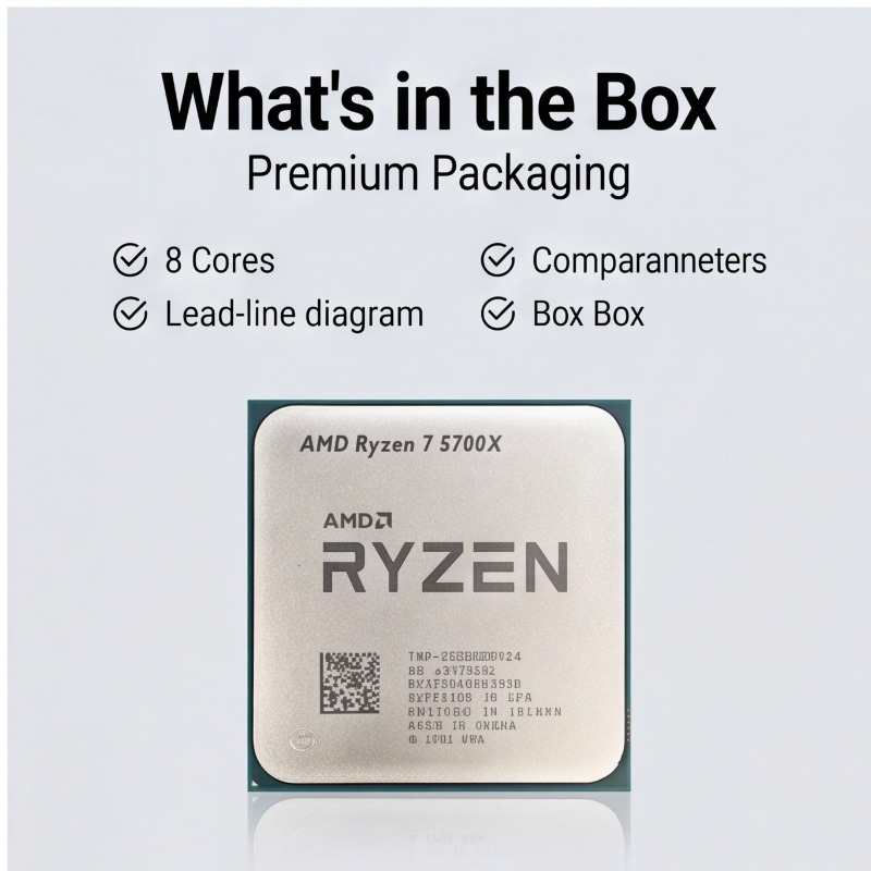 Processeur de jeu haute perfor - Amd Cpu Ryzen 7 avis et prix