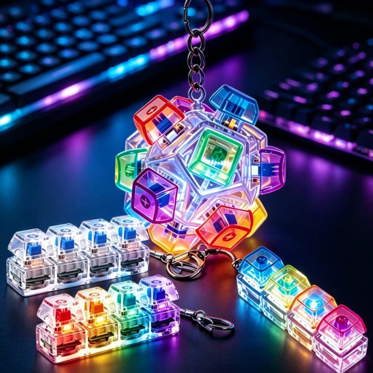 Porte-clés avec touche de clav - Gaming Keyboard No Rgb avis et prix