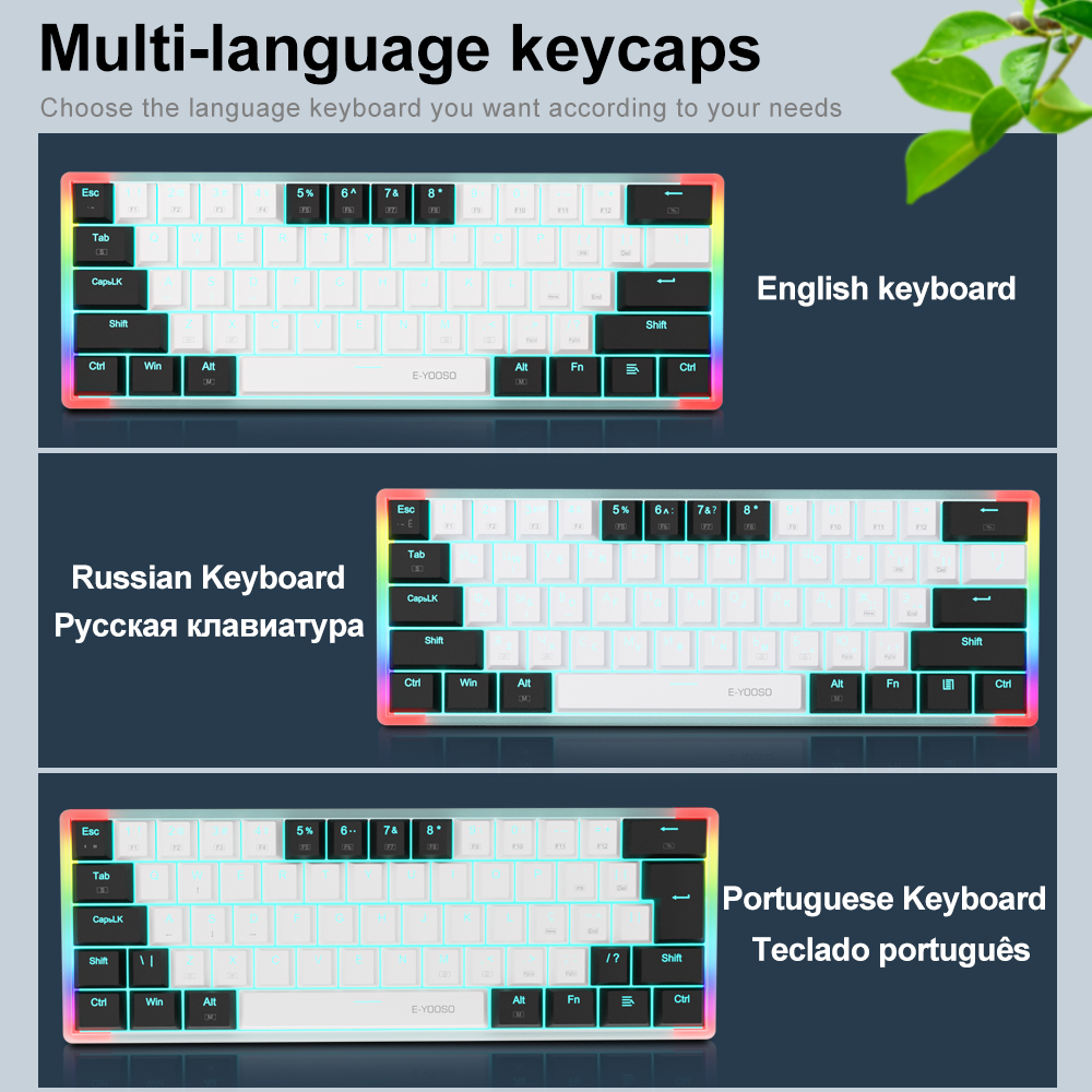 E-YOOSO Z11T, clavier mécaniqu - Keyboard Gaming Blue Switch avis et prix