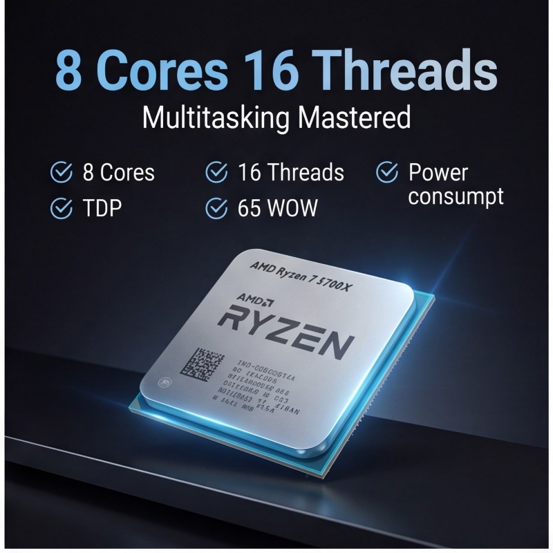 Processeur AM4 compatible DDR4 - Amd Cpu Ryzen 7 avis et prix