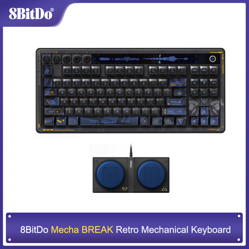 Clavier mécanique rétro 8BitDo - Gaming Keyboard Hot Swappable avis et prix